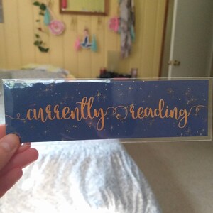 Currently Reading Bookmark - Etsy