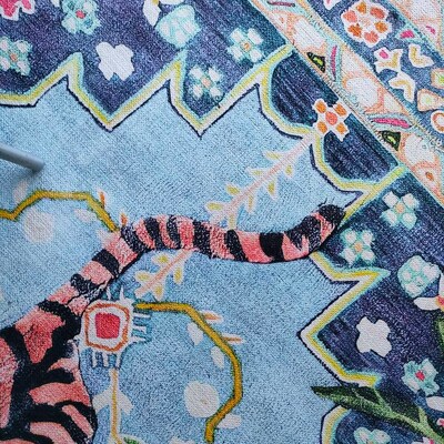 Vintage Handwoven Antique Red and Gray Mix Fluid Pattern Rug - Etsy