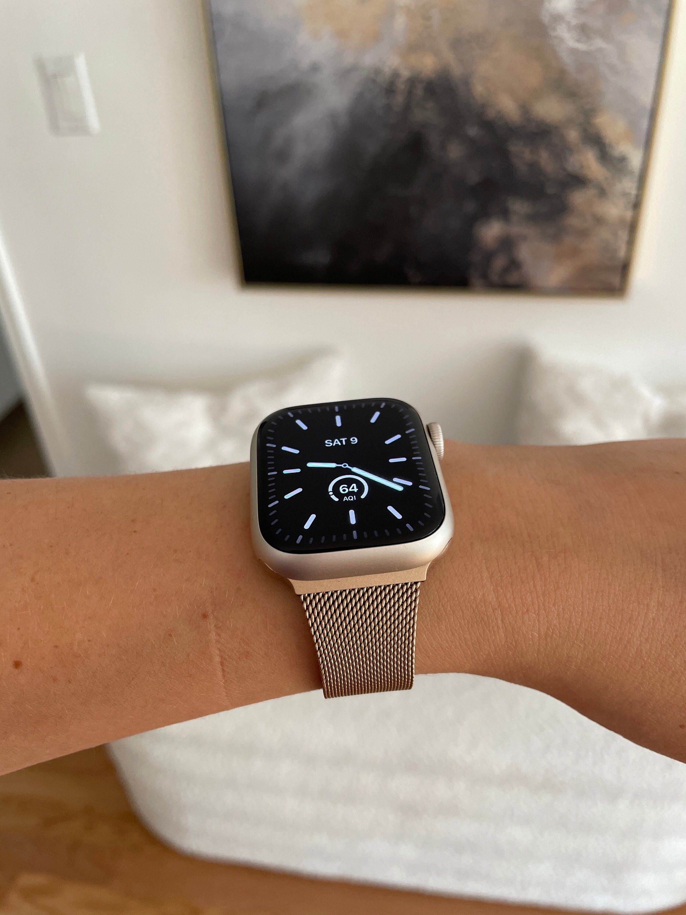 Mesh Metal Slim Watch Band For Apple Watch 38mm 40mm 41mm 42mm 44mm 45mm 49mm iWatch Series 9 8 7 6, Stainless Steel Strap for iWatch