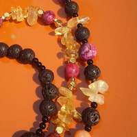 ConStore 200 Perline In Pietra Lavica Naturale 8mm – Miste Colorate Per Diffusore Oli Essenziali, Gioielli Fai Da Te, Bracciali Yoga - 2