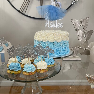 Margarita Glass Cupcake Toppers Decorations Celebration - Etsy