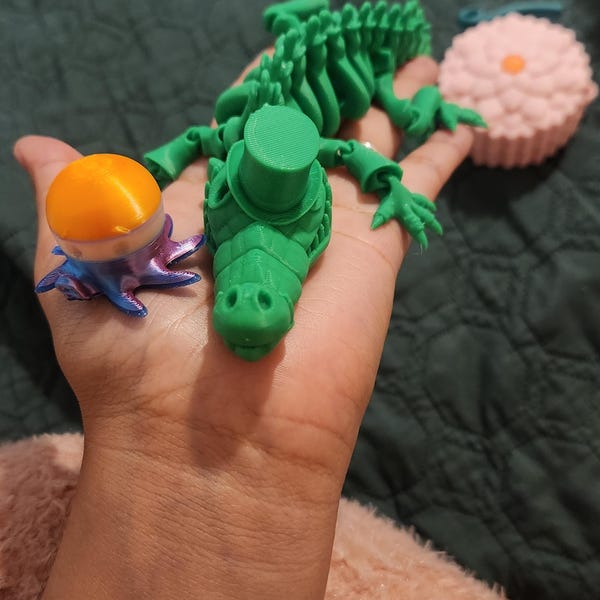 3D Printed Flexi Ball Python Snake - Etsy