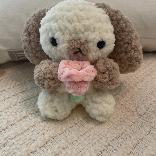 Crochet Flower Bunny Crochet Pattern - Etsy