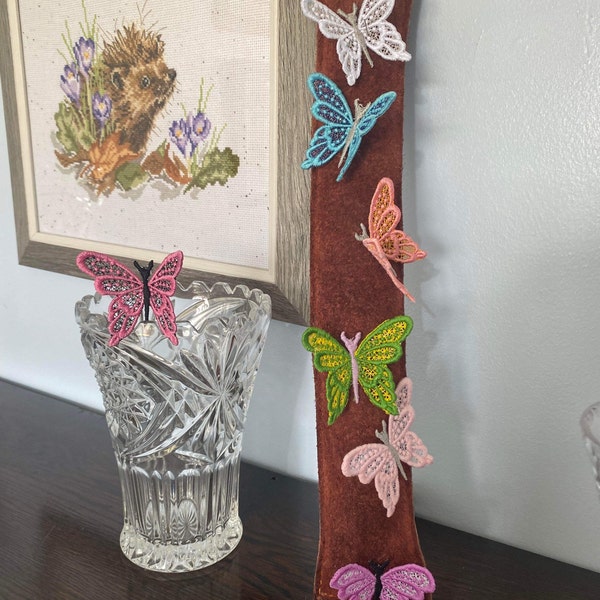 Cute FSL Butterfly Dimensional Free Standing Lace Machine Embroidery ...