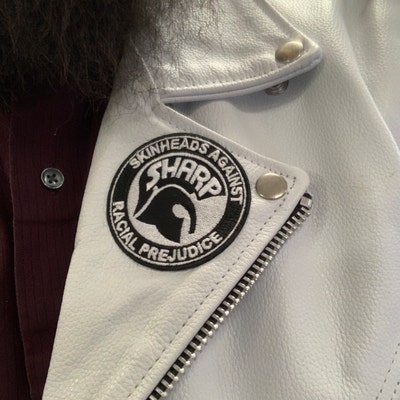 SHARP Iron on Patch Skinhead Trojan - Etsy