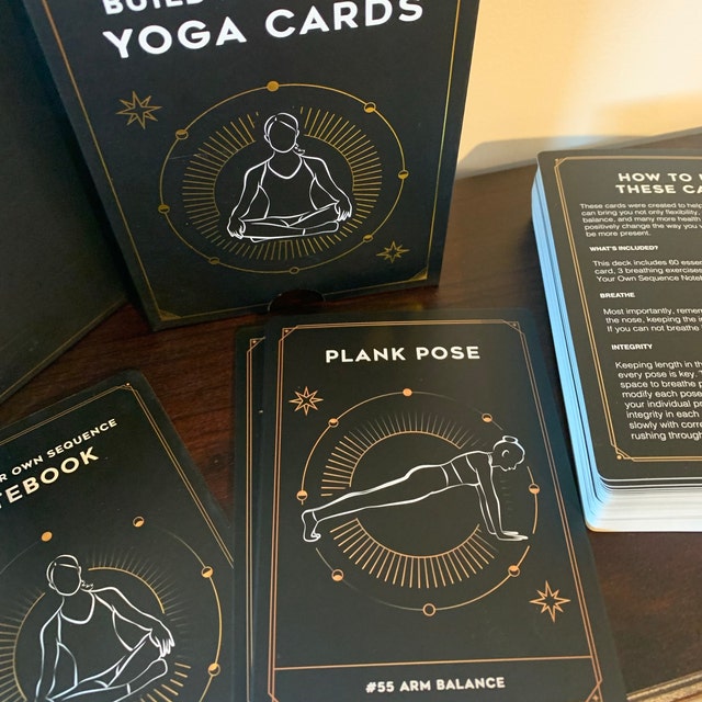 Yoga Asana Cards: 50 poses & 25 sequences