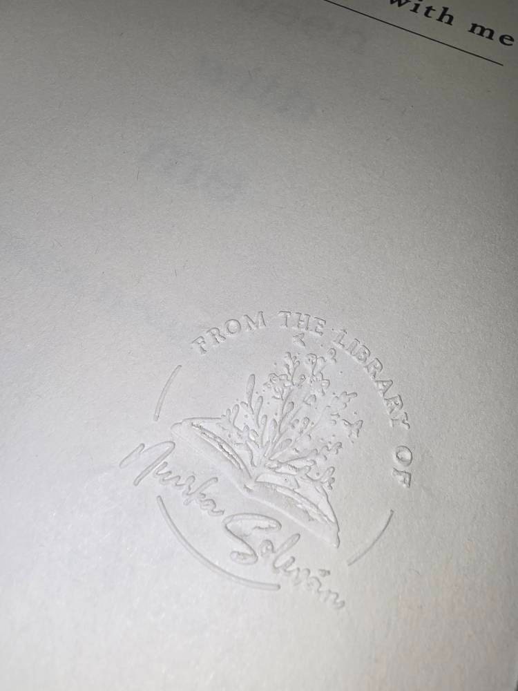 Custom BOOK EMBOSSER STAMP | Personalized Library Stamp | Choose from 5 Designs | Embosser, Wood or Self Inking | Ideal Gift for Book Lovers