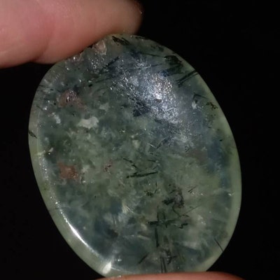 INNER KNOWING Prehnite Worry Stone Aura Cleansing - Etsy