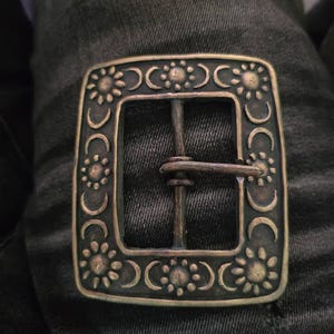 Jack Sparrow Sunflower Pirate Belt Buckle Rogue Steampunk  display picture 2