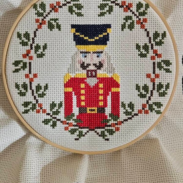 The Nutcracker (red)/original Cross Stitch Design / PDF, Small Cross ...