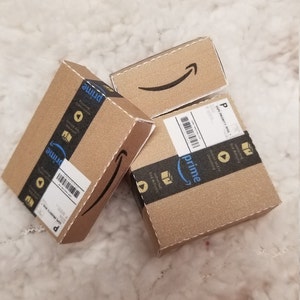 Mini AMAZON BOX template Instant Download printable Packages | Etsy