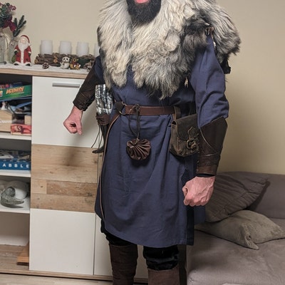 Viking Caftan, Rusian Caftan, Slavic Caftan, Leather Gambeson From ...