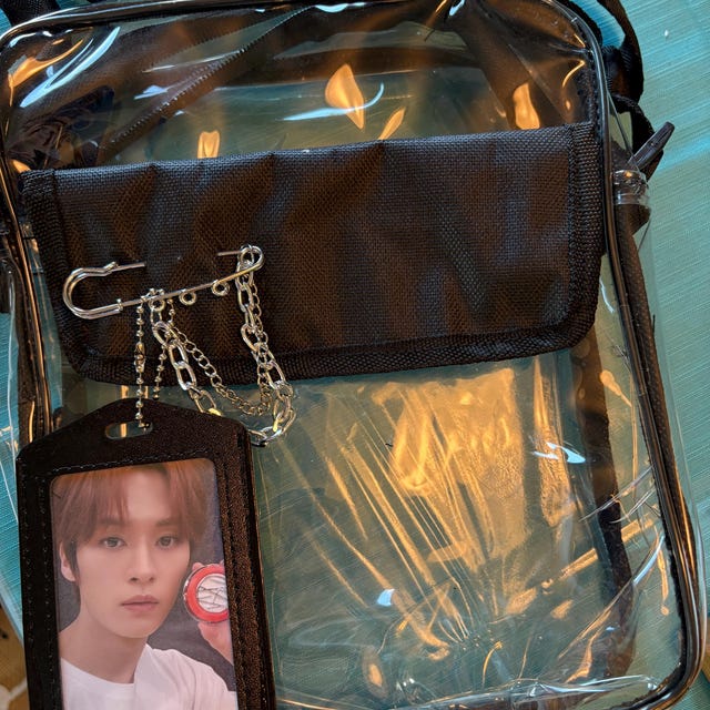 SKZ Black Stadium Clear Cross Bag for STAY Concert - Etsy
