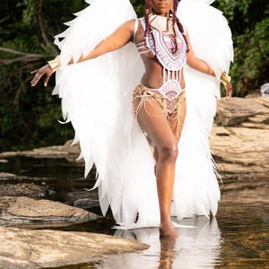 Large white wings, angel wings , wings for foto shoot Higth - 180cm/70inch