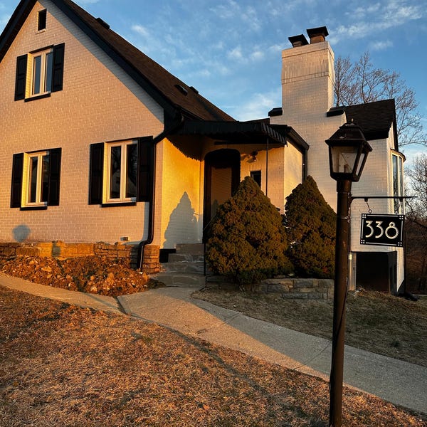 Hanging House Number Sign, Hanging Mailbox Sign, Driveway Address Sign ...