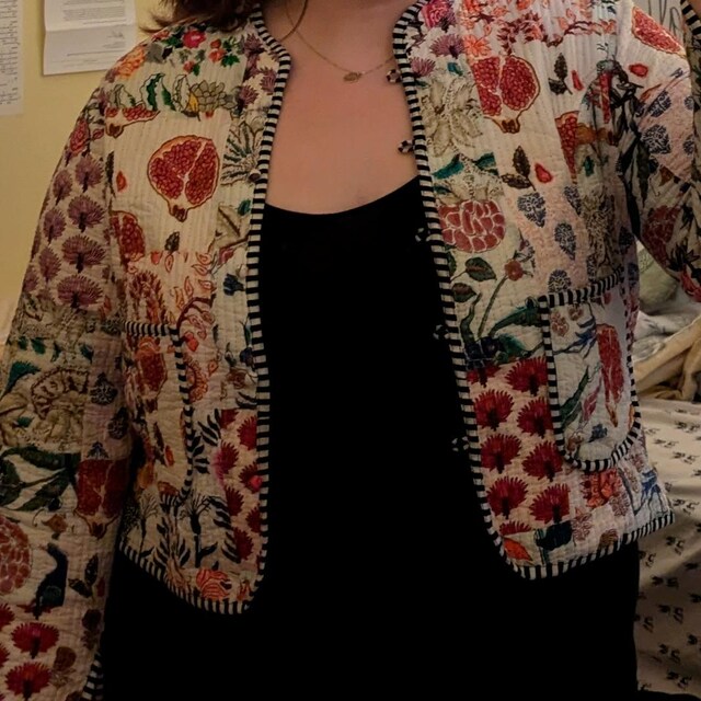 Veste Patchwork Imprimé Floral UNeedVog – Manteau Rembourré Coton, Style Chinois, Pour Femmes