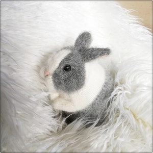 Cinnamon Dutch Rabbit KNITTING PATTERN - Etsy