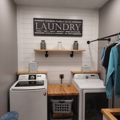 Laundry Room Sign, Laundry Room Decor, Personalized Laundry Sign - Etsy