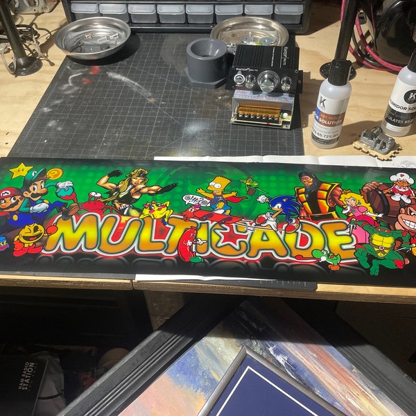 Mame Arcade Multicade Marquee for Reproduction Header/backlit Sign - Etsy