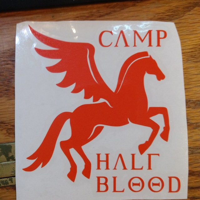 Camp Half Blood: Full camp logo Sticker for Sale by andyhex