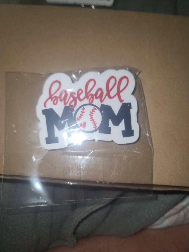 Monogram bag tag, bag charm, acrylic bogg bit, beach bag, baseball charm, bogg bag baseball, sports team charm, baseball mom bit