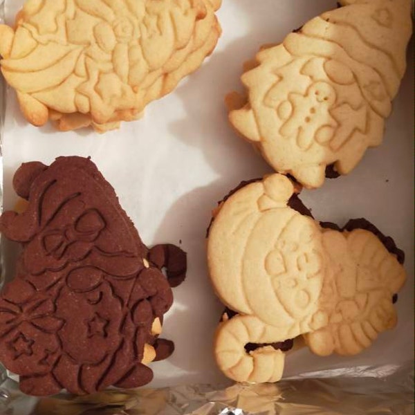 Traditional Pattern Rolling Pin Embossed Cookies Cookie Roller