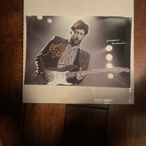 Eric Clapton Signed Autographed 8x12 Inch Photo + COA - Etsy