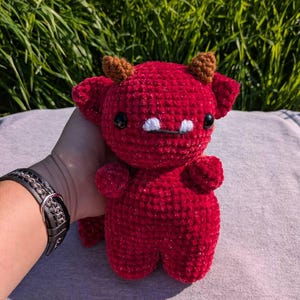 Crochet Pattern Chubby Devil Monster // Demon Crochet Pattern