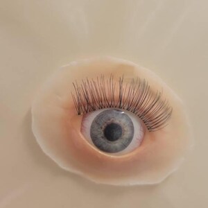 Wide Open Third Eye Prosthetic (latex) for Mutant, Alien, Fortune