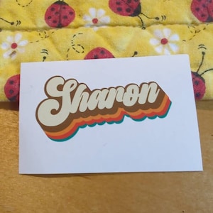 Custom Name Vinyl Stickers｜Personalized Name Vinyl Stickers｜Name Decals for Water Bottles, Laptop, Phone, Journal, and More ｜Free Shipping