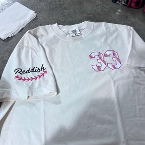 Custom Baseball Number and Name Tshirt,Comfort Colors Baseball Custom Shirt,Baseball Mom Tee,Personalized Baseball,Custom Baseball,ana1447
