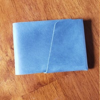 EURO sized leather wallet pattern Minimalist leather wallet PDF ...
