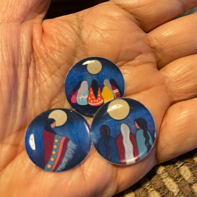 Métis Pride Flags and Sash Epoxy 1 Sticker Cabs Cabochoun - Etsy Canada