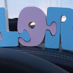 puzzle name chains etsy