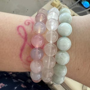 Lychee Jelly Agate Bracelet, Enhances Stability, Strength, and