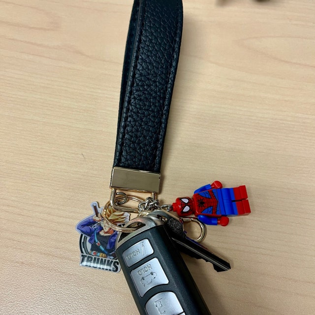 Genuine Leather Wristlet Keyring / Key Fob / Keychain Wrist Genuine Leather Wristlet Keyring / Key Fob / Keychain Wrist