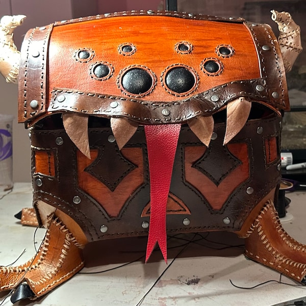 Mimic Chest Leather Pattern PDF - by Leatherhubpatterns - Etsy