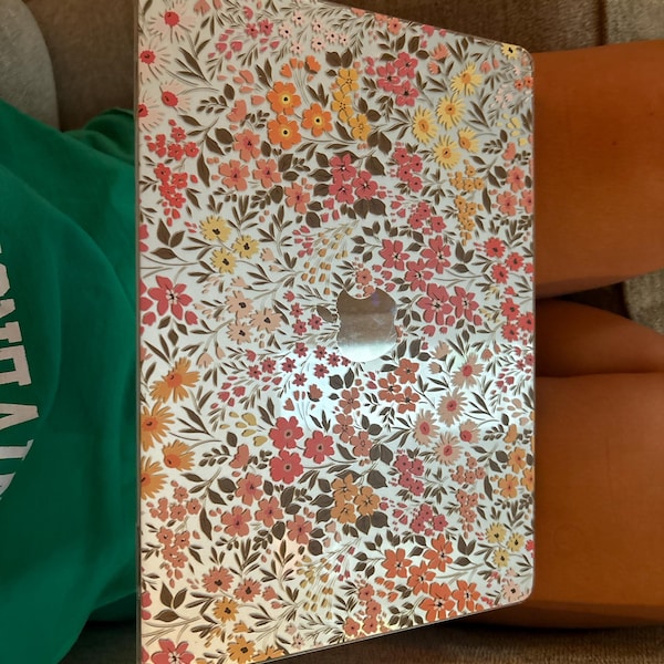 Floral MacBook Case Cute MacBook Air 13 M2 Pro 13 Pro 14 Pro 16 M1 Pro ...