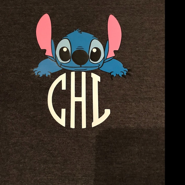 Lilo and Stitch Peeking Layered SVG DXF EPS Vector Silhouette | Etsy