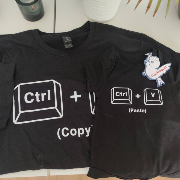 Copy Paste Matching Shirt Set – Father and Baby Gift - Etsy