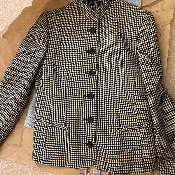 Orange & chestnut belted blazer