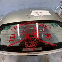 SLOW BOYZ Decal Style Over Speed Sticker Windshield Banner