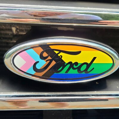 Progress Pride Flag Vinyl Decal Sticker - LGBTQ POC Transgender Inclusive, 2 Inch (2 Pack) - View #2