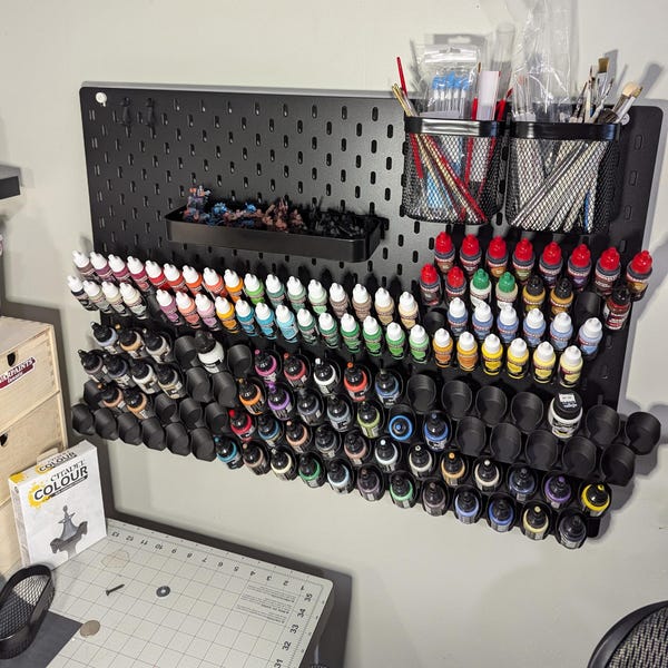 IKEA SKADIS Pegboard Dropper Bottle Holder / Paint Bottle Holder / 26mm ...