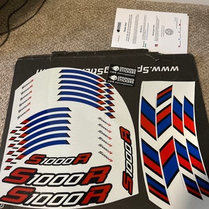 Yamaha R1 Rim Tape Yamaha YZF R1 Motorcycle Wheel Stickers - Reflective Rim Decals In Blue (17 Inch) YZF R1 Rim Decals - Foto 9