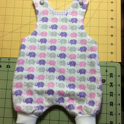 JUMPY Reversible Harem Romper Pattern Pdf Baby Children Boy Girl, Knit ...