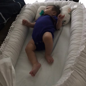 Baby Nest Liner For Newborn Babynest Sleep Bed Cot Etsy