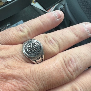 16TH Military Police Brigade Insignia Ring MP Service Ring Military ...