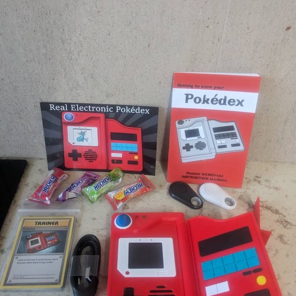 Pokédex - Fully Functional Electronic Talking - Scan for Pokémon - Etsy