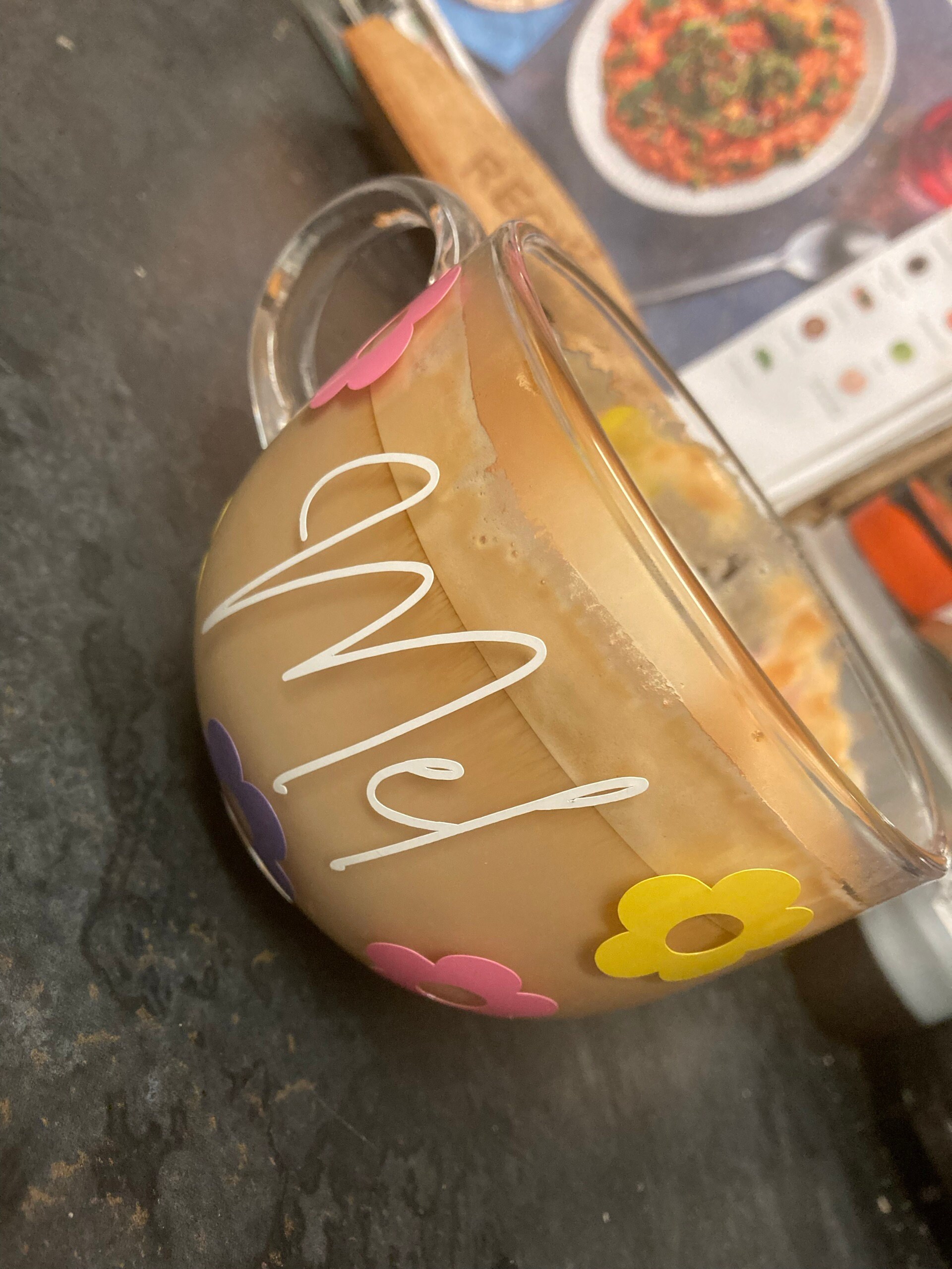 Personalised cup with name Flower Cup coffee/tea cup Birthday